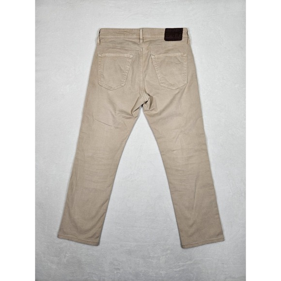 AG Adriano Goldschmied Pants The Tellis Men 30x34 Beige Modern Slim Chino Khakis - Picture 5 of 11